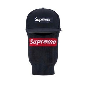 Supreme Box Logo New Era + Balaclava ‘Navy’